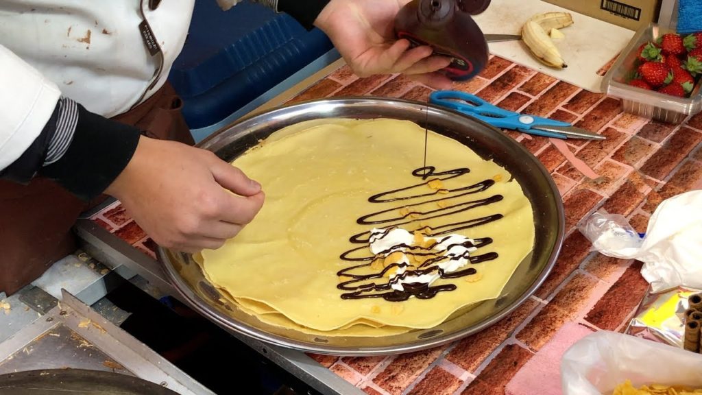 高速クレープ職人 japanese street food - creamy crepe compilation ICE CREAM CREPE Compilation Tokyo Japan