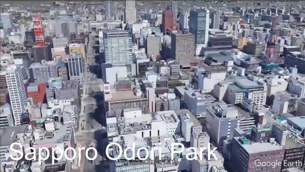 札幌観光 空からの旅 グーグルアース #札幌旅行 #札幌ツアー #札幌格安ツアー