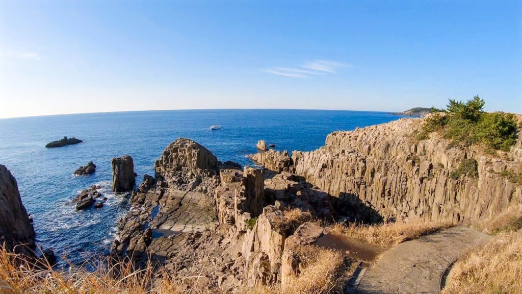 福井県・東尋坊 Tojinbo Cliffs in Fukui, Japan | 4K Binaural ASMR Walk