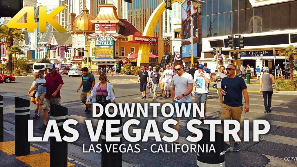 LAS VEGAS TRAVEL - USA, WALKING TOUR (Full Version), NEVADA, 4K(60FPS) - UHD