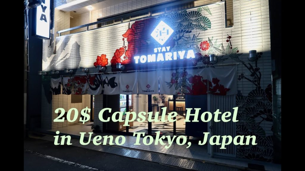 Stay at Capsule Hotel ($20) in Tokyo Japan