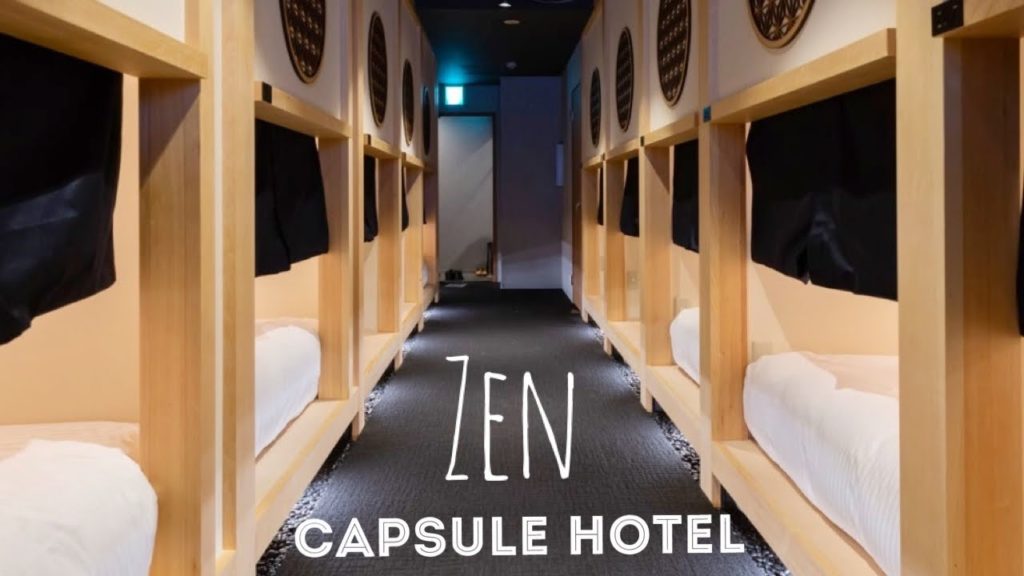 ZEN Capsule Hotel in Tokyo Japan