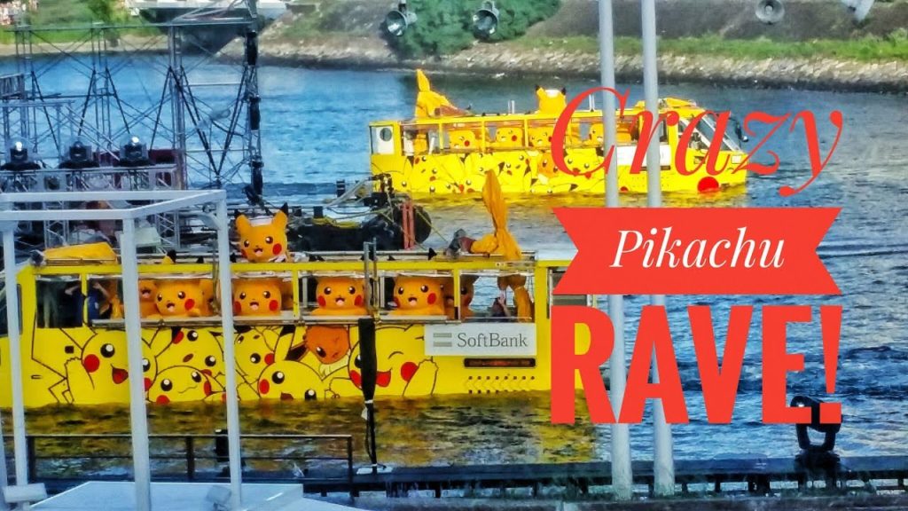 Pikachu Outbreak in Yokohama! - Dancing Pikachu and Eevee Horde