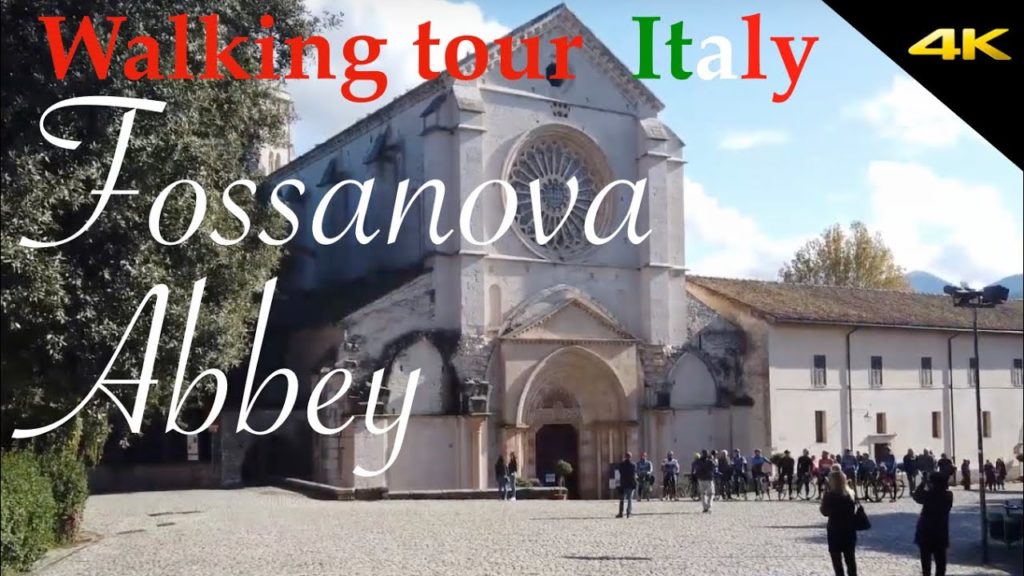 [Italy 4k] - Abbey of Fossanova (Latina) - Walking Tour