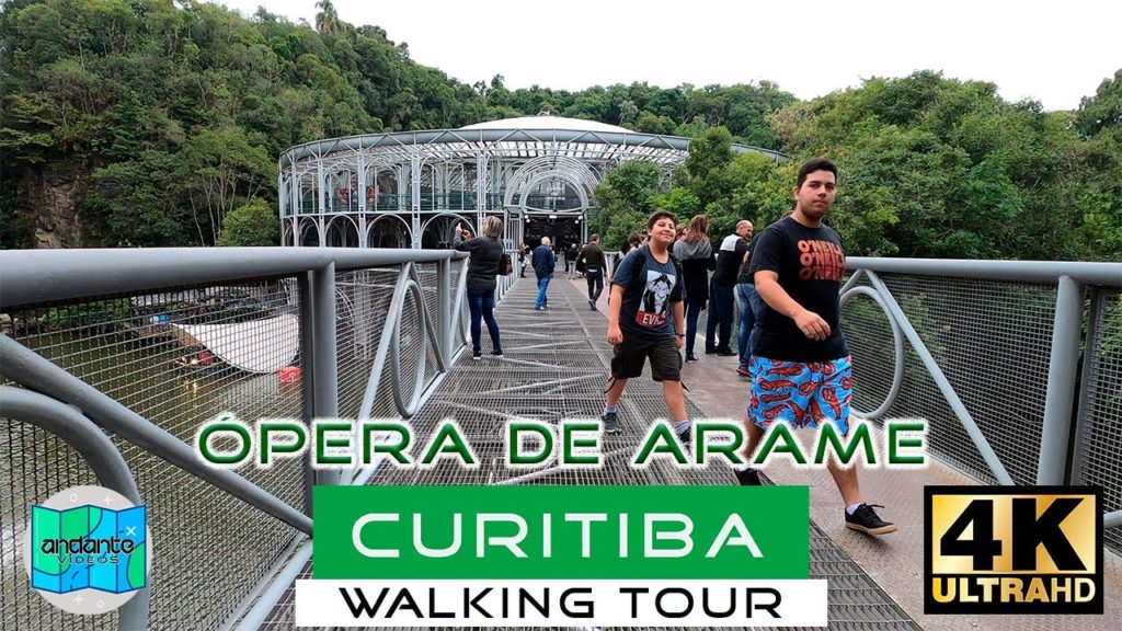 CURITIBA - ÓPERA DE ARAME 4K 60 FPS - WALKING TOUR