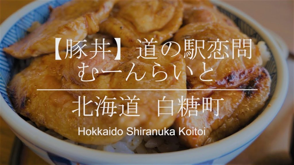 【豚丼】道の駅恋問 むーんらいと 北海道グルメ [Hokkaido Shiranuka Koitoi]