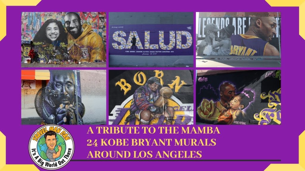 24 KOBE BRYANT MURALS AROUND LOS ANGELES-TRAVEL MAN DAN