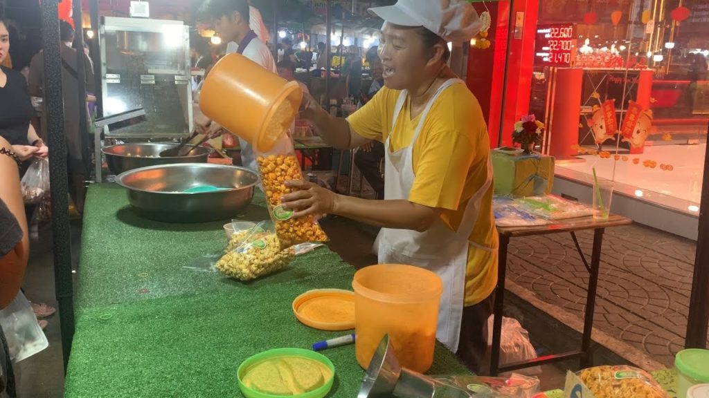 Cheap Street Popcorn | Thai Night Market Street Food