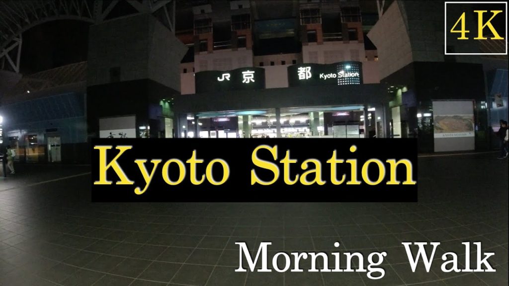 【4K】Morning Walk in Kyoto Station/Osmo Action