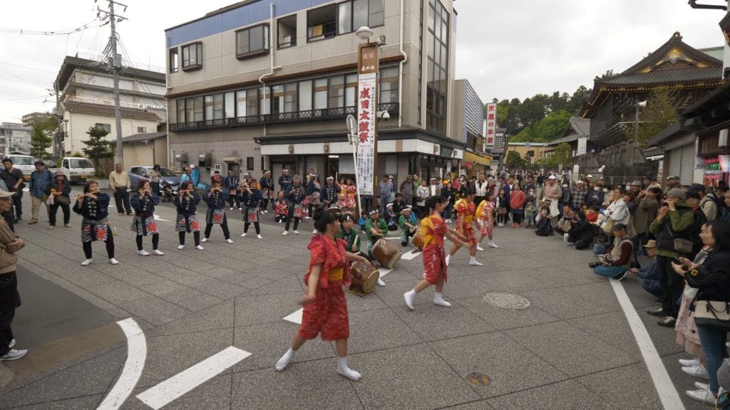 【4K】Walking at Narita Taiko 2018 drum festival