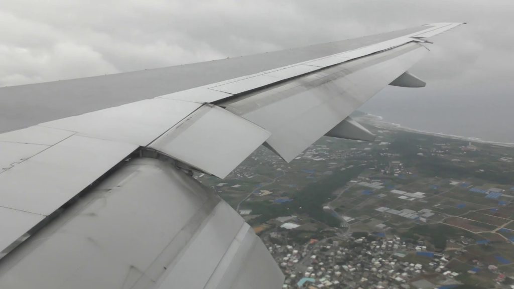 Landing Naha那覇 ANA467 from Tokyo Haneda羽田(28'23")2017[4K]