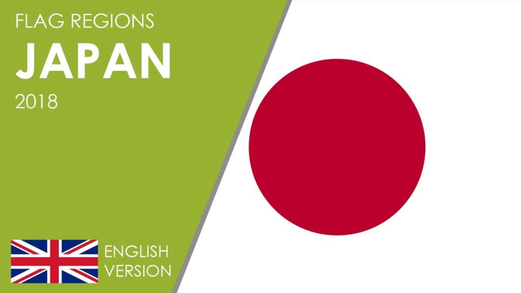 Flags Regions of Japan 2018: prefectures
