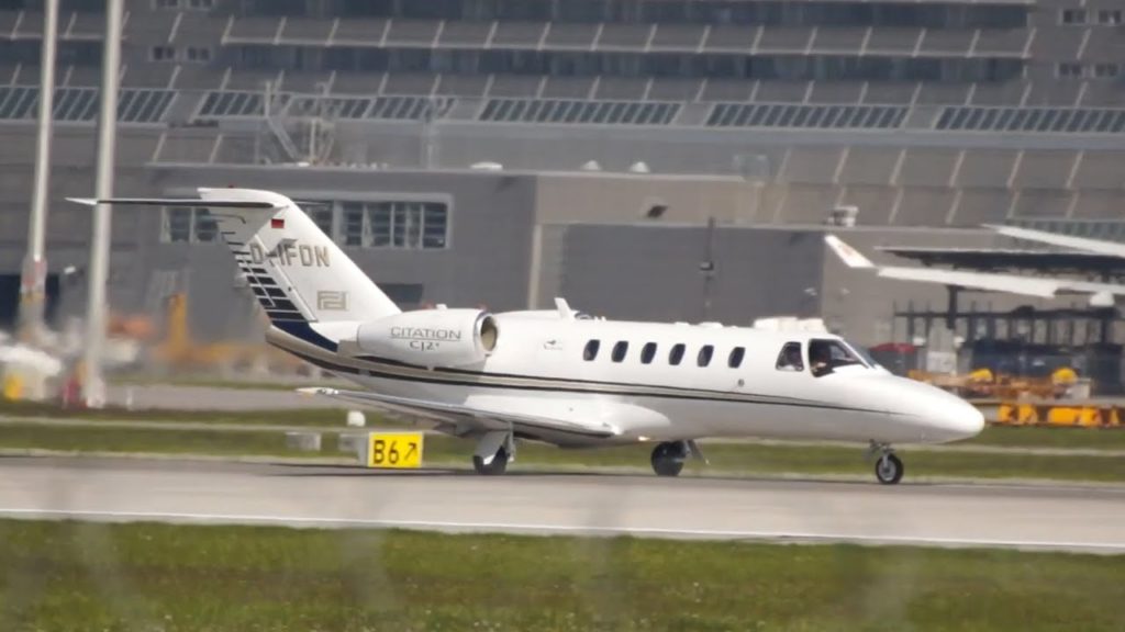 HTM Jet Service Cessna 525A Citation CJ2+ D-IFDN departure at Munich Airport