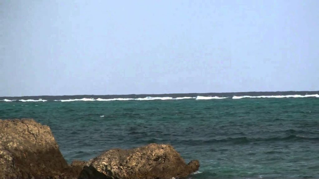 A Beach Near Imadomari Community, Nakijin, Okinawa, Japan