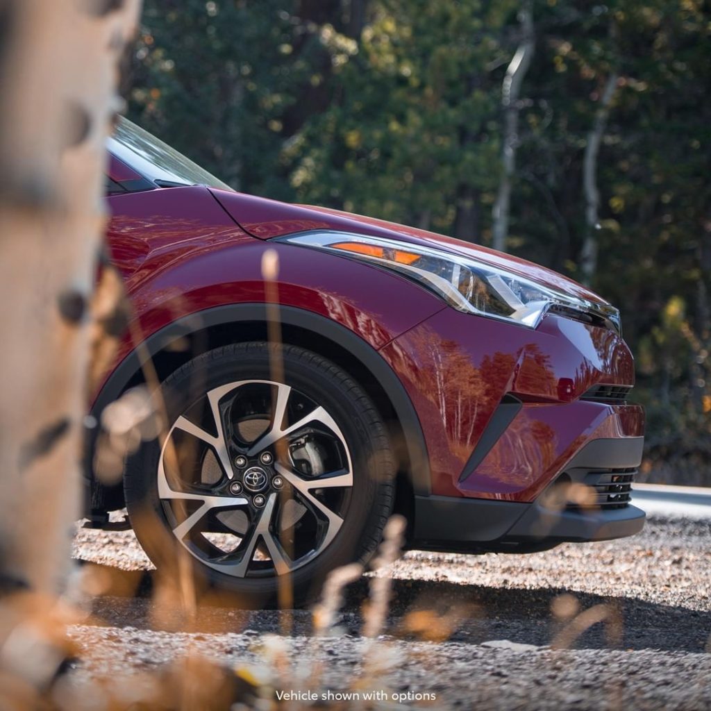 Peek into the unknown. #ToyotaCHR #LetsGoPlaces...