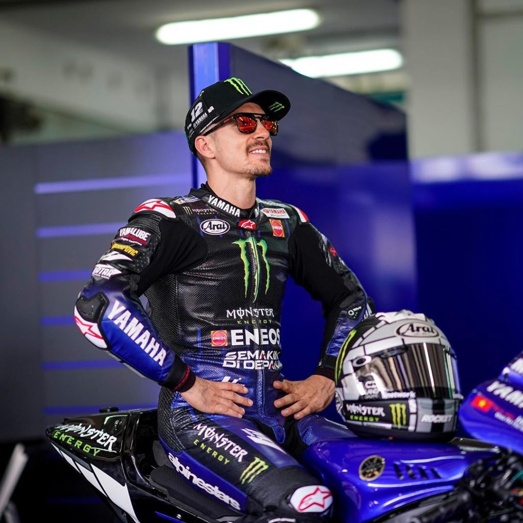@maverick12official is looking eager to start the 2020 MotoGP season.
.
.
#Monst...