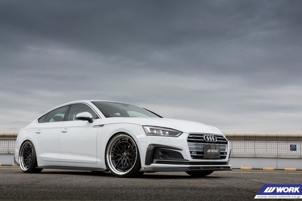 @newing_inc Audi A5 on NEW WORK Gran Seeker DMX #artofwheel #granseekerdmx...