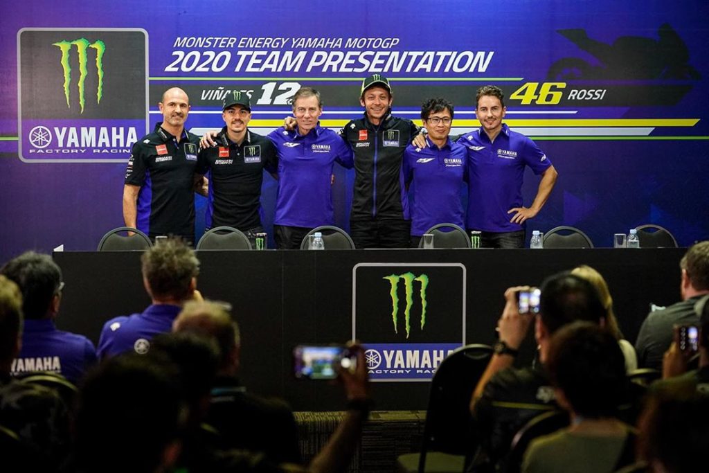 The 2020 team presentation is a wrap! 
.
.
#MonsterYamaha | #MotoGP | @monsteren...