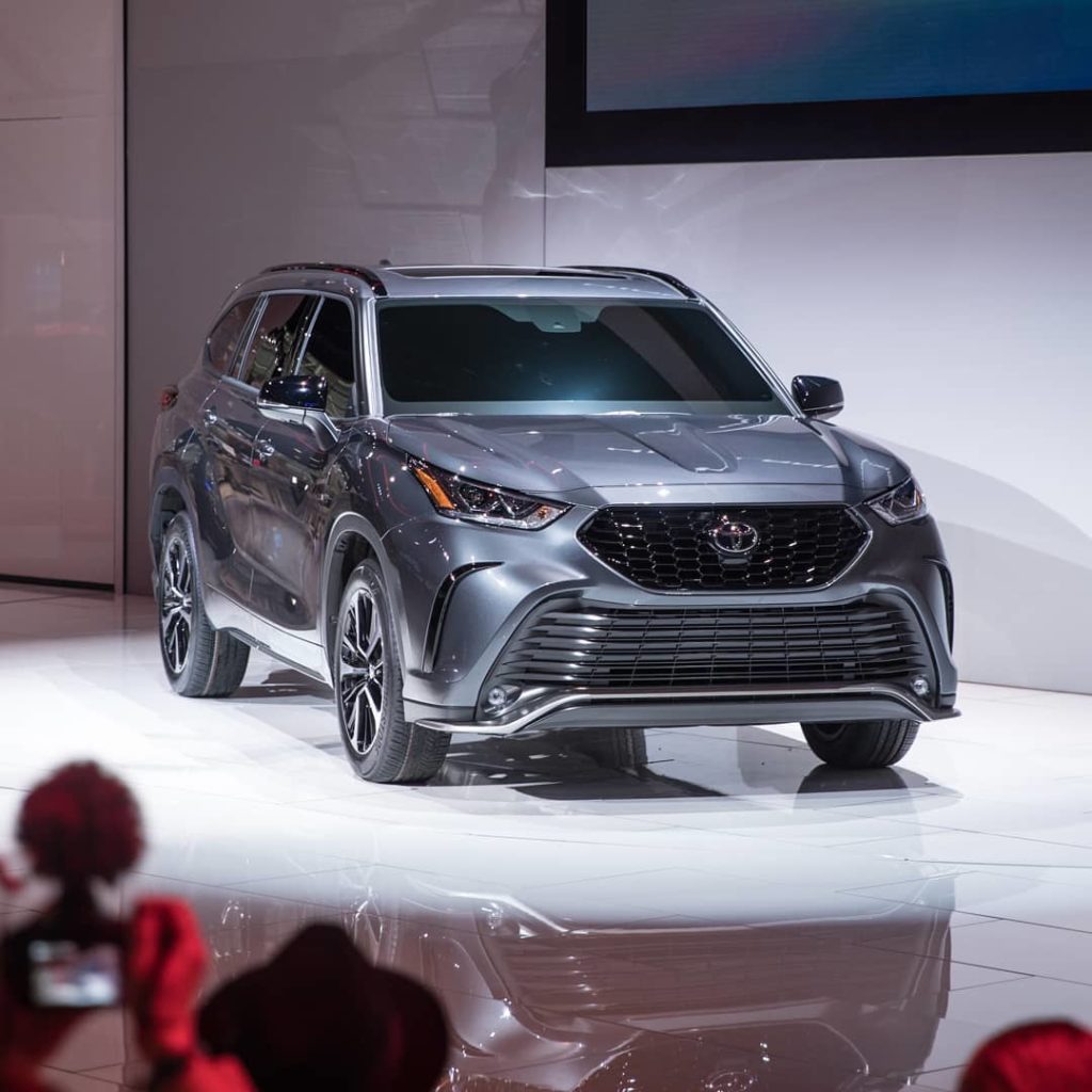 Highlander-first twin tip exhaust  sportier grille  20-inch wheels . Introducing...