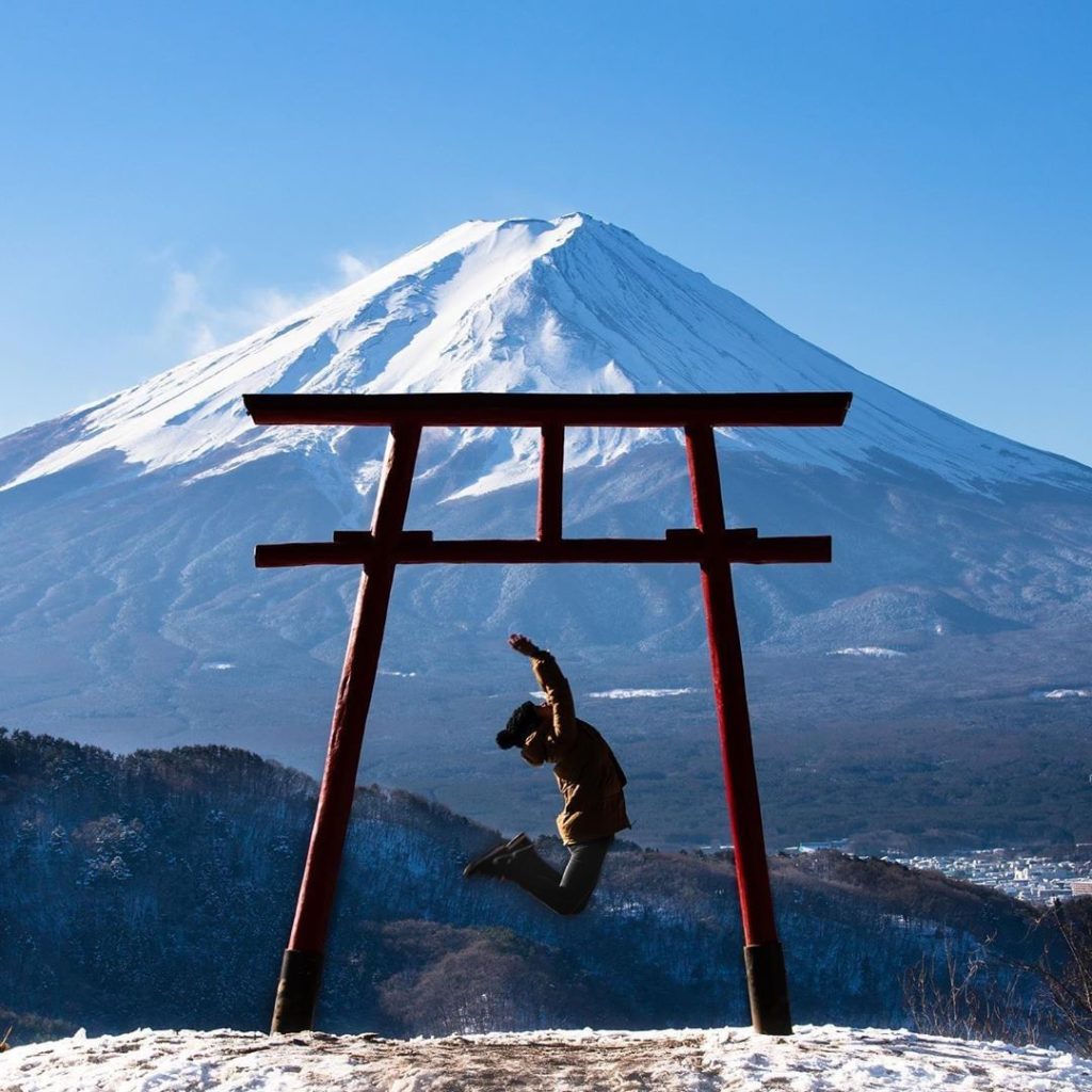 Kawaguchi Asama Shrine is dedicated to the goddess of Mt. Fuji and is surrounded...