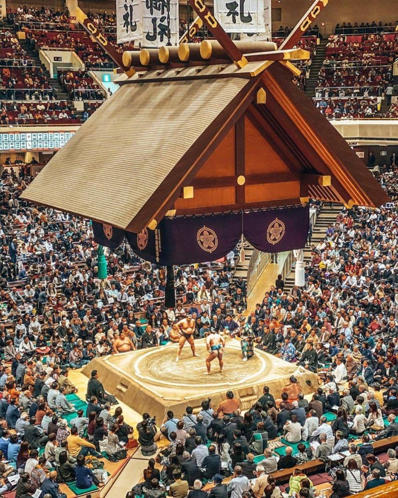 Who has attending a sumo wrestling tournament? @notyouravgyogi visited Tokyo's K...
