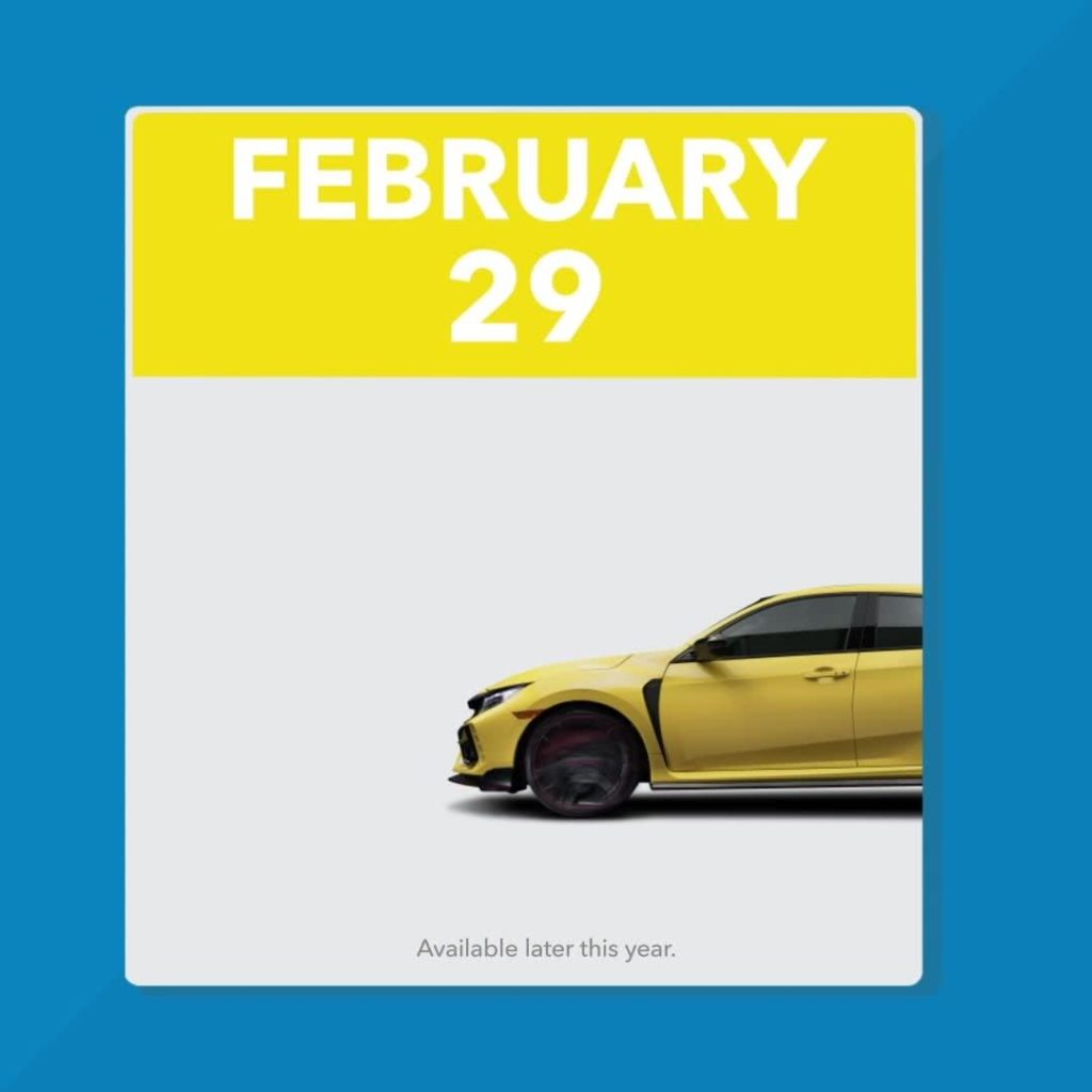 #LeapDay: almost as rare as the #CivicTypeR Limited Edition in Phoenix Yellow. ...