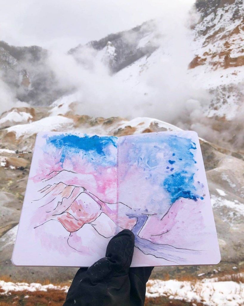 Japan Travel: What a magical way to capture the landscapes of your travels! Loved this post fr… What a magical way to capture the landscapes of your travels! Loved this post fr...