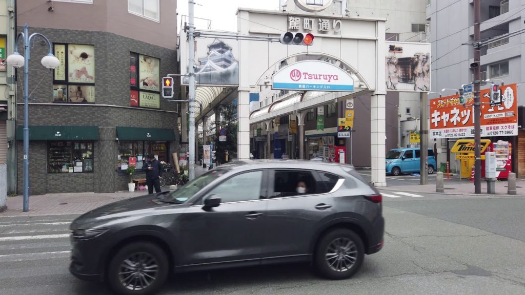 4K Walk - Kumamoto, Tokyo "Ginza-Dori and Kagomachi-Dori"