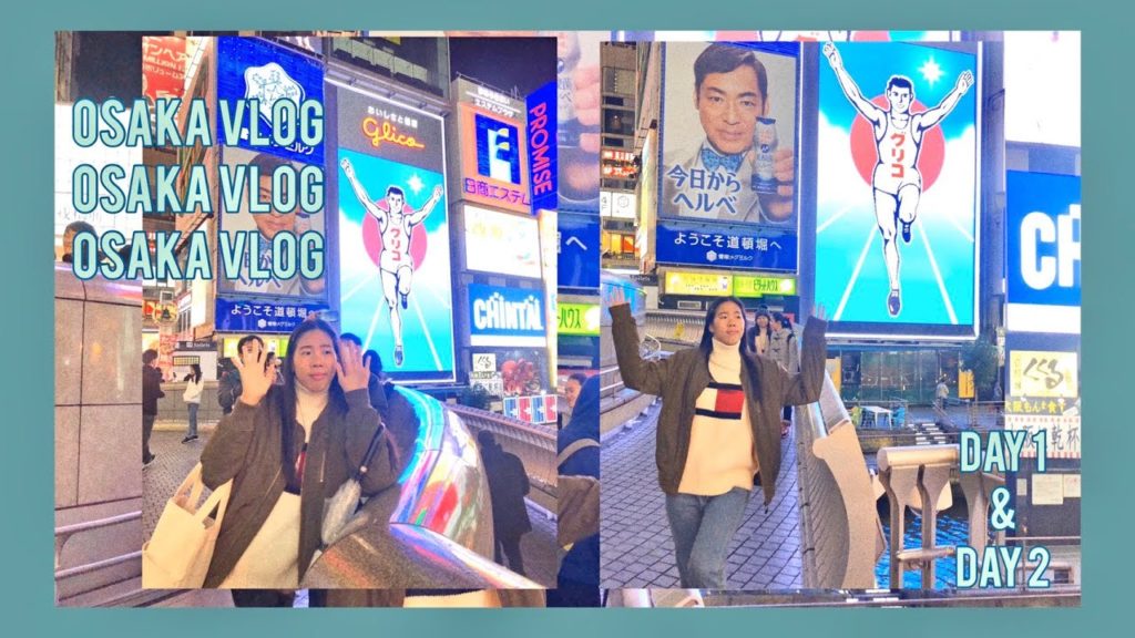 Travel Vlog🇯🇵 | Osaka Vlog part 1🦦🦀🎡🍜