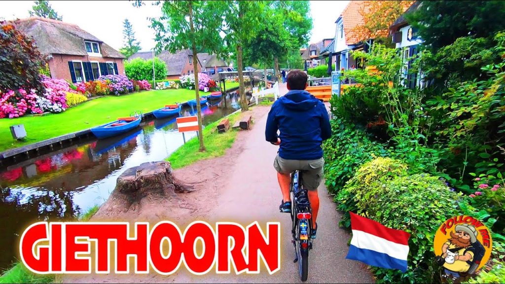 CYCLING TOUR IN the NETHERLANDS #6 (LEEUWARDEN  to GIETHOORN)
