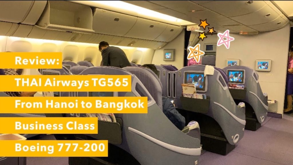 Review THAI Airways TG565 Hanoi to Bangkok Business class