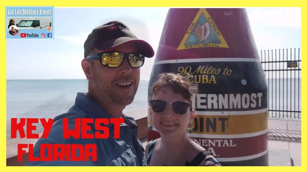 SOUTHERN MOST POINT. DUVAL STREET KEY WEST FLORIDA. VANLIFE TRAVEL VLOG.