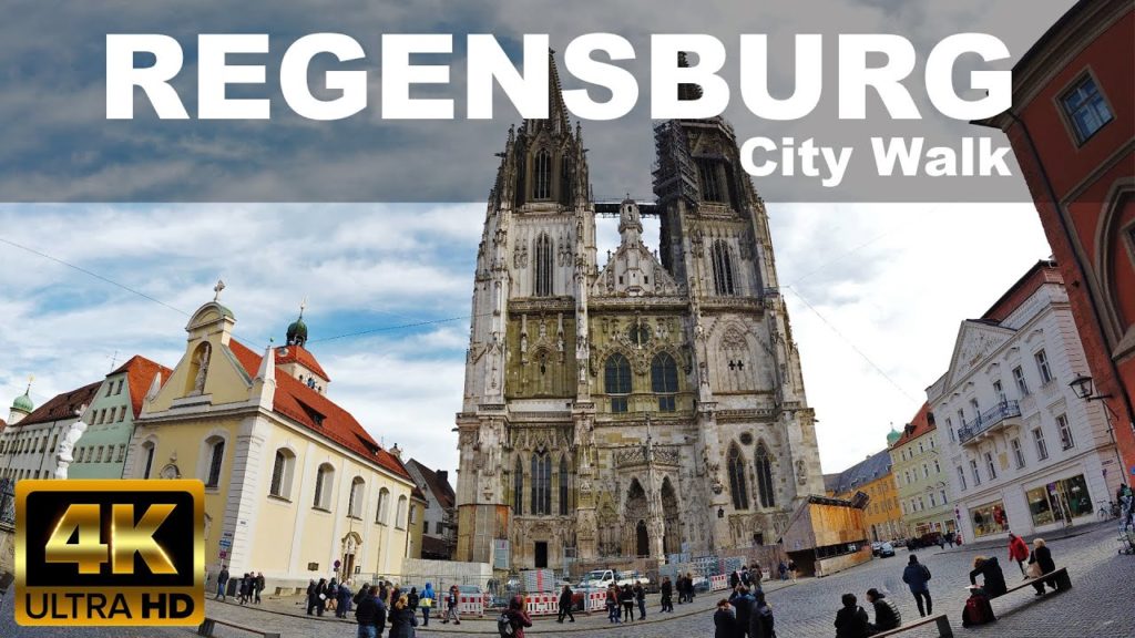 REGENSBURG CITY WALKING TOUR | 4K UHD | ☀️ | 🇩🇪 | GERMANY