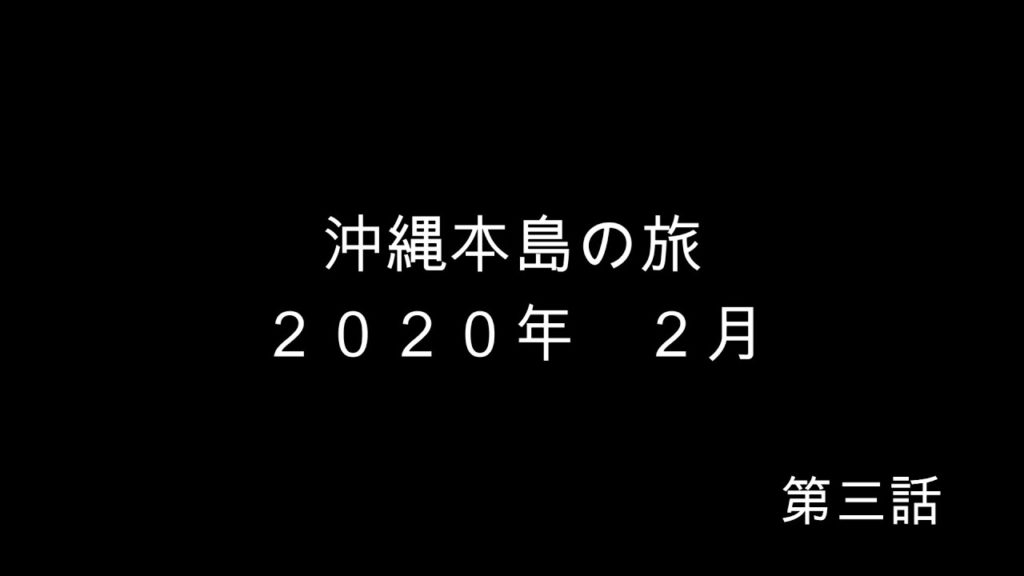 沖縄旅行　２０２０年　２月　第三話