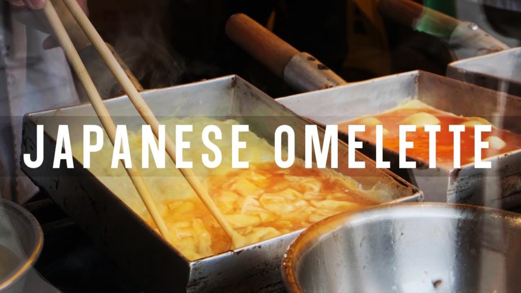 Tamagoyaki Omelette and Other Japanese Street Food | Tsukiji Market, Tokyo