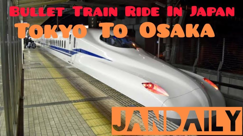 My Bullet Train Ride From Tokyo To Osaka | Travel Vlog Japan | JANDAILY