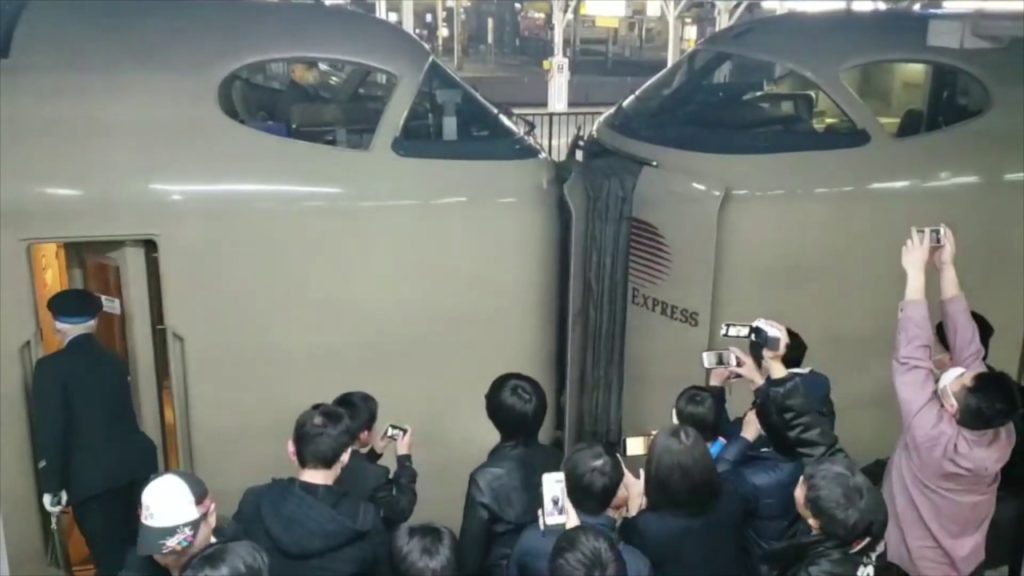 【日常#2】深夜にサンライズが連結していたようです＠岡山駅|The connection of sleeping trains in Japan