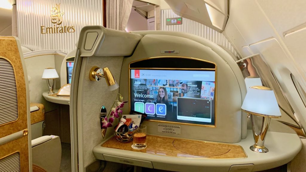 Emirates A380 First Class Seat Tour Emirates A380 First Class Seat Tour