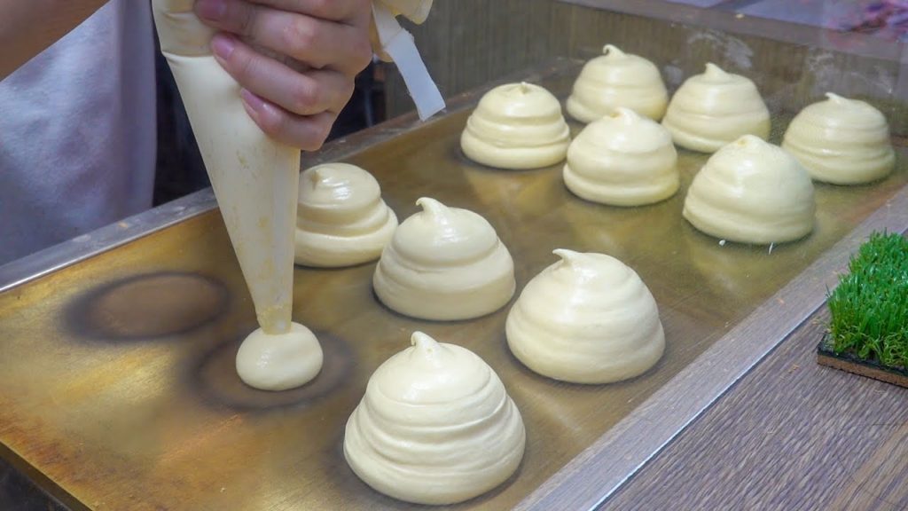 Strawberry Souffle Pancake  / 草莓舒芙蕾 - Taiwanese Street Food