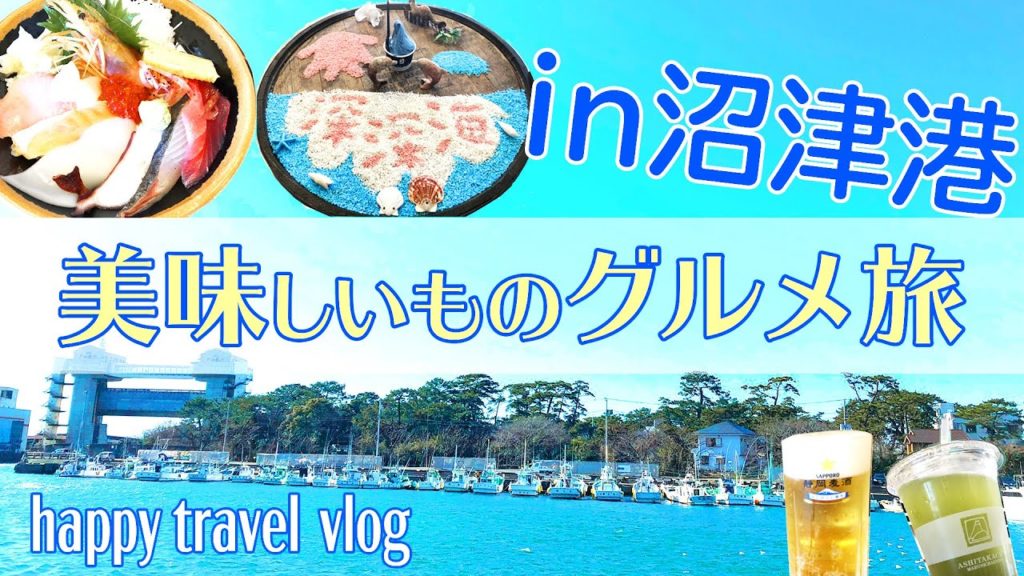 【グルメ旅】沼津港にお昼ごはんを食べに行ってきた！happytravelvlog ＃静岡旅行 ＃沼津港