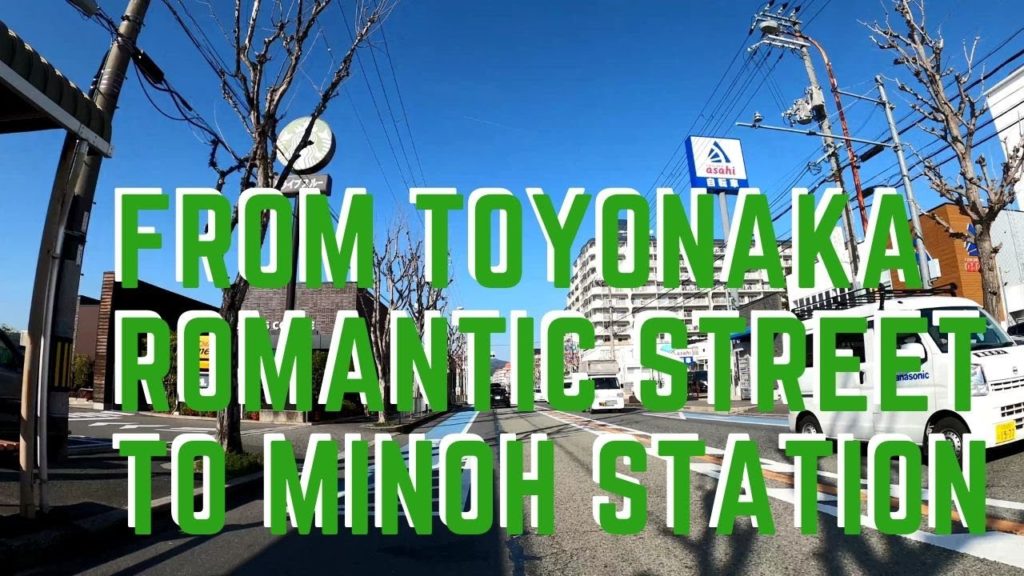 【4k60】Motorcycle Movie　－　From Toyonaka Romantic Street to Minoh Station