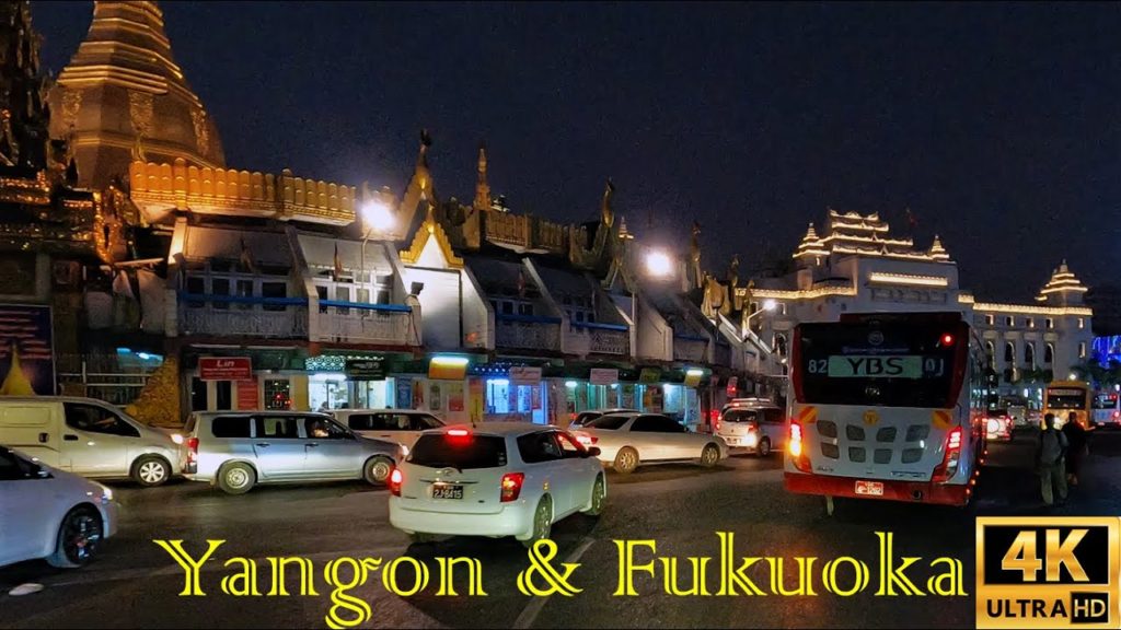 Yangon Fukuoka Fantasy Illumination Festival, Maha Bandula Park in December 2019 in 4K Yangon Fukuoka Fantasy Illumination Festival, Maha Bandula Park in December 2019 in 4K