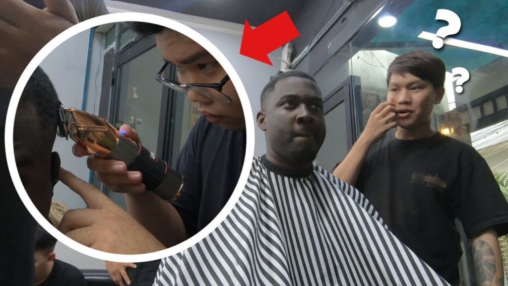 Black Man Gets Haircut in Vietnam **SHOCKING Results**