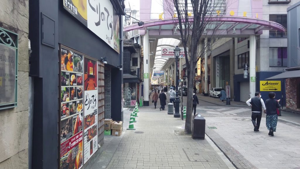 4K Walk - Kamitori, Kumamoto "Kamitori Shopping Arcade"