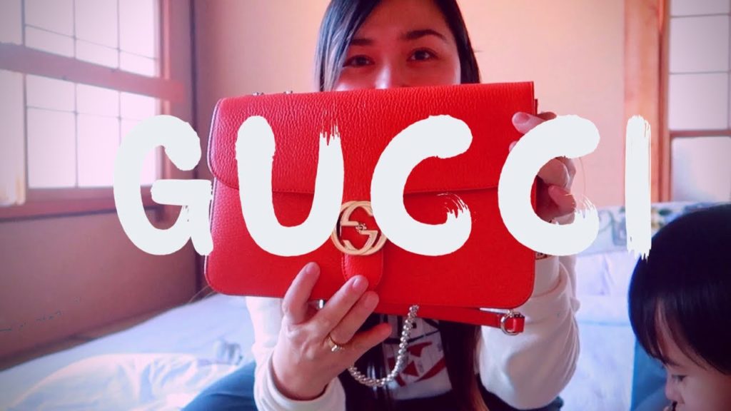 NAGOYA JAPAN. NEW YEAR NEW BAG (GUCCI). AKASAKA FAMILY