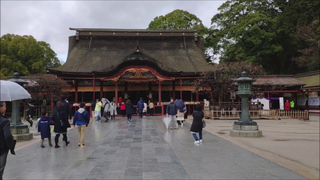 Dazaifu Tenman-gu Tour, Japan | Winter 2020 Raining Day