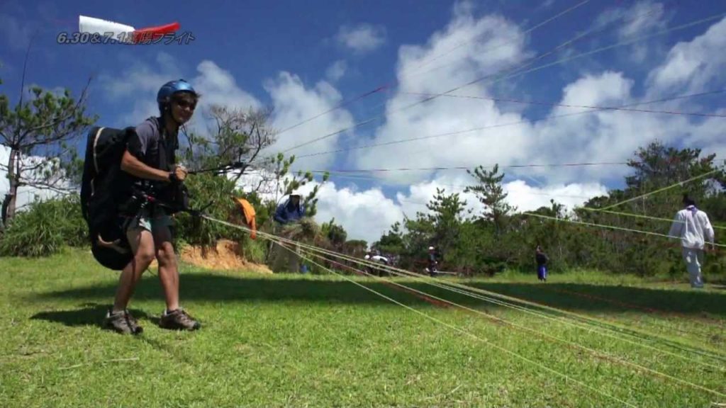 30 june & 1 july 2012　HELIGLIDE　Flight tour in Kayou Okinawa
