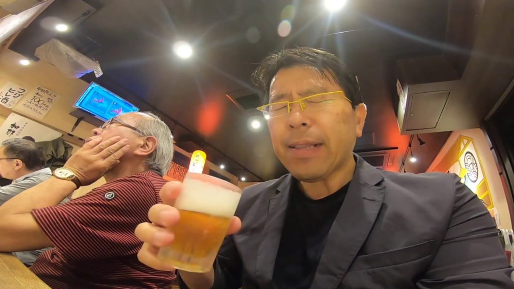 Japan Travel 96 Hokkaido 3 Cycling Susukino Eat the Kushiage