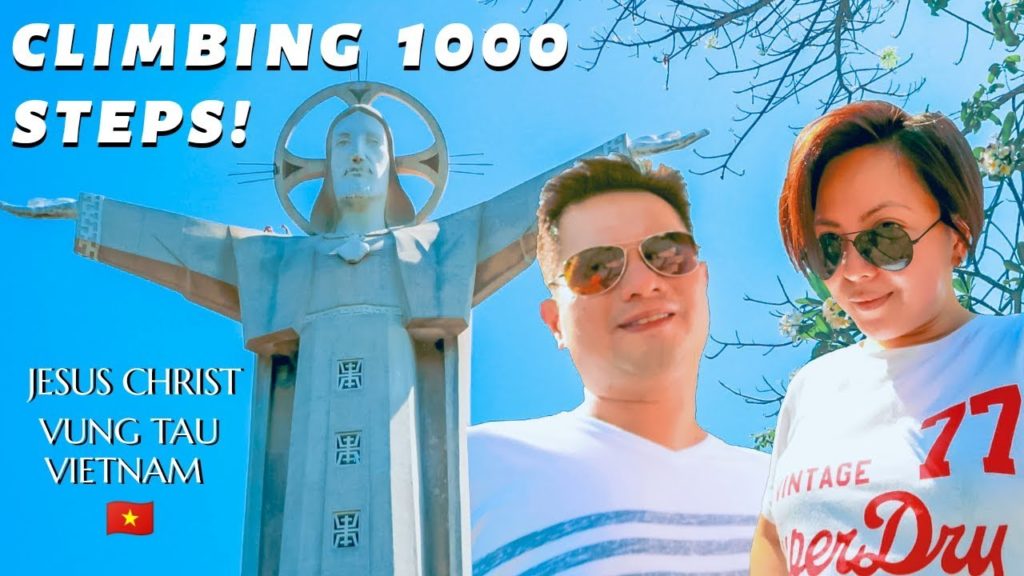 CLIMBING 1000 STEPS! ASIA's BIGGEST JESUS CHRIST STATUE | Vung Tau Vietnam Vlog Ep.3 ⚫#TheWickeRmoss