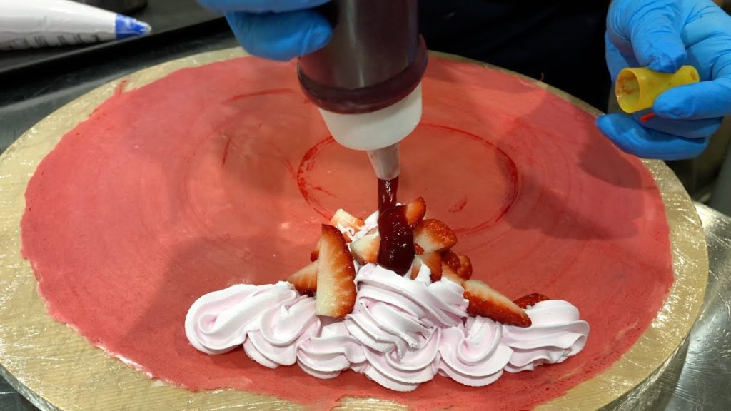 紅一点クレープ職人japanese street food - creamy crepe compilation ICE CREAM CREPE Compilation Tokyo Japan 飯テロ